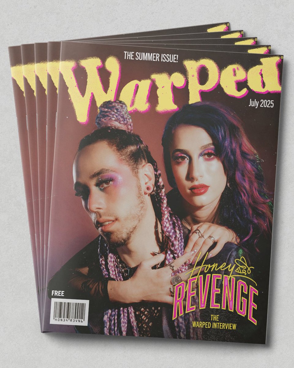 Vans Warped Tour (@vanswarpedtour) on Twitter photo introducing our second volume of warped mag featuring <a href="/honeyrevengest/">Honey Revenge Street Team</a> ! 🍯🖤 hear all about their origin story and warped mems (and mems-to-be) before catching their set in long beach this weekend 🎸🎶 peep the thread below for the full interview 💜🩷 introducing our second volume of warped mag featuring <a href="/honeyrevengest/">Honey Revenge Street Team</a> ! 🍯🖤 hear all about their origin story and warped mems (and mems-to-be) before catching their set in long beach this weekend 🎸🎶 peep the thread below for the full interview 💜🩷