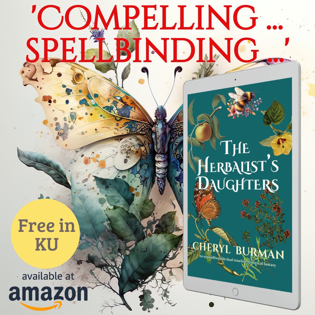 cr_burman's tweet image. An unputdownable historical fantasy of loss, redemption, & the legacies which shape us.
A top new release
‘The last chapters had me in tears’
mybook.to/herbalistsdaug…
#reading #HistoricalFiction #historicalfantasy #womensfiction #books #magic #romancebooks #dualtimeline