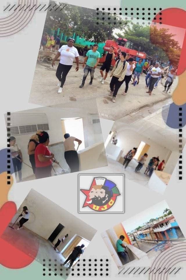 Periódico Invasor (@invasorpress) on Twitter photo 🧹 Realizan trabajo voluntario en el Teatro Principal de #CiegodeAvila; una jornada productiva en saludo al 26 de julio.
#CiegoEn26
#LaLuchaNoHaCesado <a href="/rocdecubano/">Roberto Carlos</a> <a href="/JHGcasanova/">julio Heriberto Gómez Casanova</a> <a href="/CAvilaRadio10/">Emisora Surco</a> <a href="/CiegodeAvilaTV/">Televisión Avileña</a> <a href="/nex/">nex</a> 🧹 Realizan trabajo voluntario en el Teatro Principal de #CiegodeAvila; una jornada productiva en saludo al 26 de julio.
#CiegoEn26
#LaLuchaNoHaCesado <a href="/rocdecubano/">Roberto Carlos</a> <a href="/JHGcasanova/">julio Heriberto Gómez Casanova</a> <a href="/CAvilaRadio10/">Emisora Surco</a> <a href="/CiegodeAvilaTV/">Televisión Avileña</a> <a href="/nex/">nex</a>