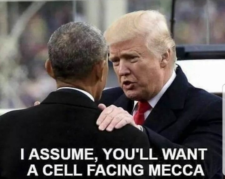 Will Obama choose a cell facing mecca?
