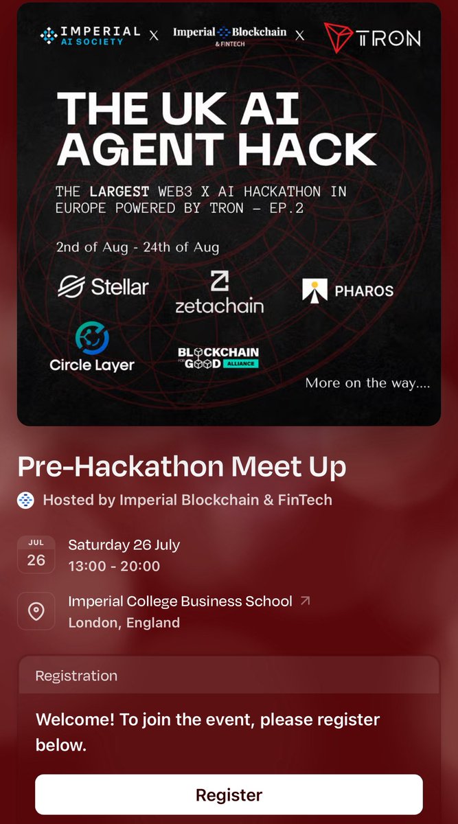 circlelayer's tweet image. Have you signed up? 
🌚

lu.ma/lhm8w6qb