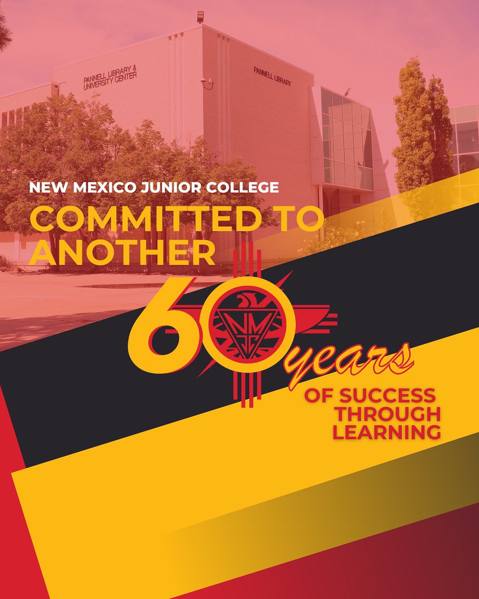 New Mexico Junior College — Proudly Committed to Another 60 Years of Success Through Learning!

#NMJC #NMJCSuccessThroughLearning #NewMexicoJuniorCollege #FeelTheThunder