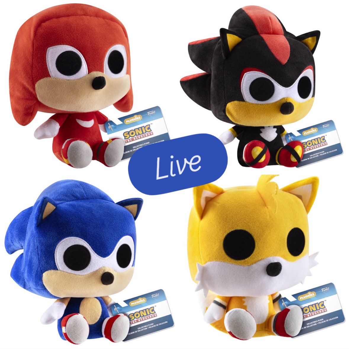 FunkoPOPsNews's tweet image. Now Live! Sonic the Hedgehog 7" Plushes! 💨💙 Just don’t stare too long into Tails eyes ~ No charge until ship, and free ship $79+ at EE!
EE ~ fnkpp.com/EE
Amzn ~ fnkpp.com/Am723 ~ Later
#Ad #SonicTheHedgehog #FPN #FunkoPOPNews #Funko #FunkoPOP