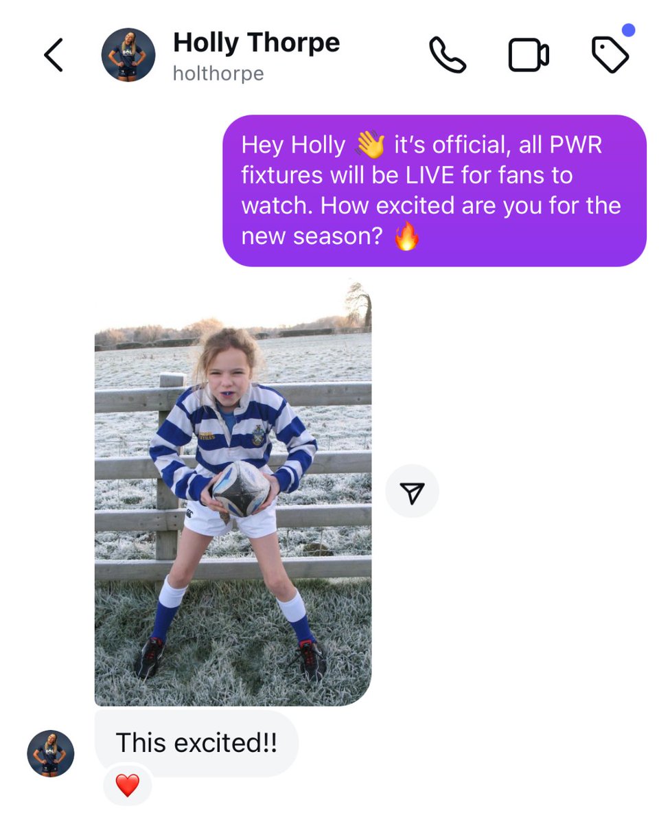 ThePWR's tweet image. 25/26 season loading 👊
With all fixtures being shown LIVE for fans, it's going to be a big one 🔥
Are you as excited as @HollyThorpe68 🤩
#PWR #PoweredDifferently