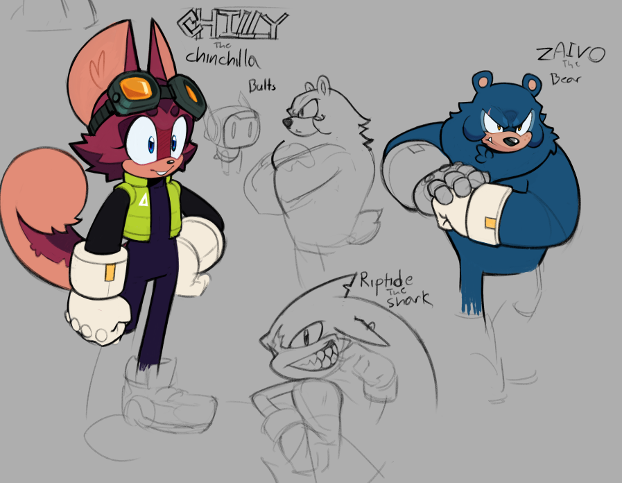 G_e_kun's tweet image. sonic oc doodles n sketches