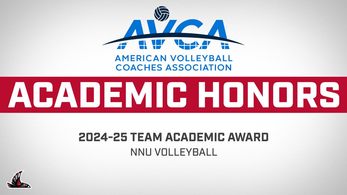 NNUSports's tweet image. NNU volleyball has earned the Team Academic Award from the AVCA with their 3.48 GPA in the 2024-25 year!

nnusports.com/news/2025/7/23…