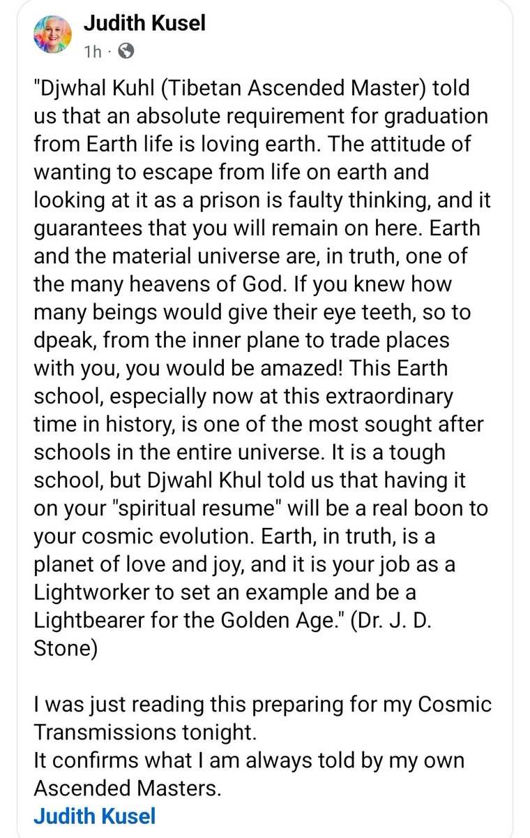 MikeBeeOfficial's tweet image. Yes.

Via Judith Kusel... 

Anyone (or thing) that tells you otherwise is... having their own experience and that&apos;s where it should stay.  Within Them.

MAKE YOUR LIFE.  Don&apos;t wait for Salvation.

THE WORLD IS YOURS 🙌🏼✨️