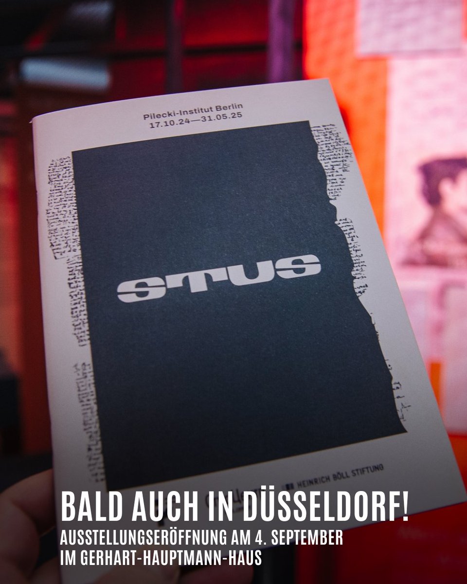 PileckiInstitut's tweet image. Die Stus-Ausstellung wandert weiter: Eröffnung im Gerhart-Hauptmann-Haus in Düsseldorf am 4. September!
Vor knapp einem Jahr wurde bei uns die Ausstellung „Stus“ eröffnet – die erste internationale Schau über einen in Deutschland und Europa lange vergessenen ukrainischen und…