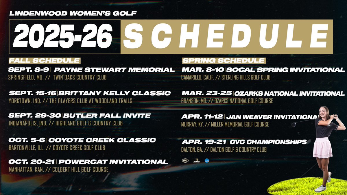 LU_Lions's tweet image. The @ladylionsgolf 🦁⛳️ team announced its full 2️⃣0️⃣2️⃣5️⃣-2️⃣6️⃣ schedule on Wednesday!
📕 | tinyurl.com/mp4bv7mm
#NewLevel