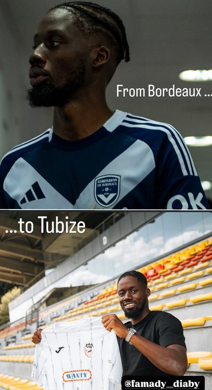 NeyPhilippe's tweet image. 🔁N'Famady Diaby signe au @RUTB_BE
Suite à la fin de son contrat avec les @girondins, N'Famady Diaby s'est engagé avec le club Belge de La Royale Union Tubize-Braine (3e division)
Il était déjà présent avec l’équipe et a joué en match amical face au RAAL. Il a également…
