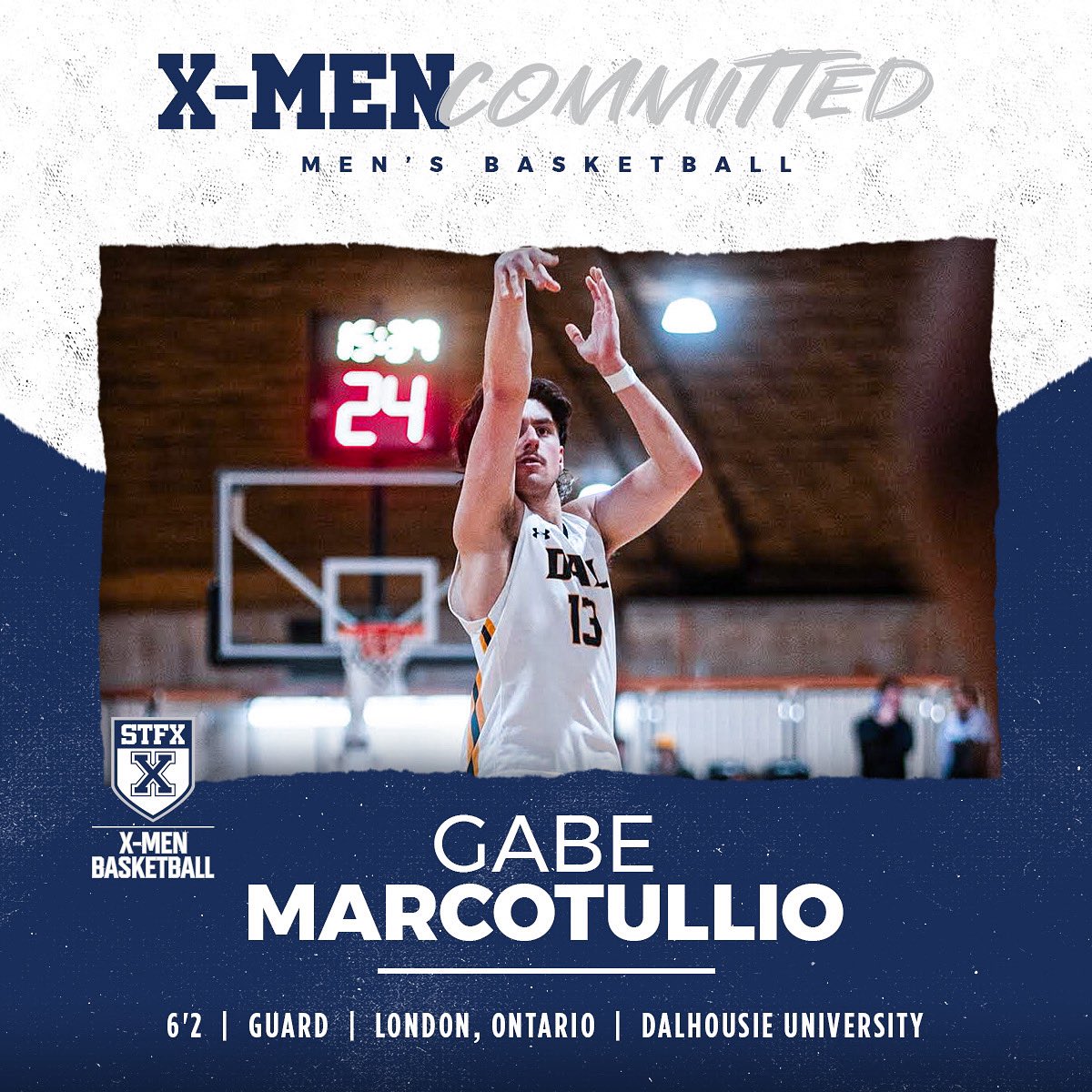 Coach Vernon and X-Men Basketball are excited to announce the commitment of 6’2 Guard Gabe Marcotullio for the 2025-26 season‼️

🙅‍♂️

#goxgo #xmenbasketball #recruit #committed