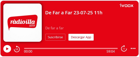 arText 💻✍️| Sistema de ayuda a la redacción (@sistema_artext) on Twitter photo Avui a les 11 h l'Amor Montané (<a href="/EducacioUB/">Facultat Educació UB</a>, <a href="/UniBarcelona/">Universitat de Barcelona</a>) ha parlat al programa 'De far a far', de <a href="/RadioIlla/">Ràdio Illa</a>, sobre #arText en català (<a href="/UNED/">UNED</a>), projecte finançat per <a href="/IEBalearics/">Institut d'Estudis Baleàrics</a> (<a href="/goib/">Govern de les Illes Balears</a>) i <a href="/llenguacatalana/">Política Lingüística</a> (<a href="/gencat/">Generalitat de Catalunya</a>). 😊
🔗🎧 go.ivoox.com/rf/153624701
(minut 06.08) Avui a les 11 h l'Amor Montané (<a href="/EducacioUB/">Facultat Educació UB</a>, <a href="/UniBarcelona/">Universitat de Barcelona</a>) ha parlat al programa 'De far a far', de <a href="/RadioIlla/">Ràdio Illa</a>, sobre #arText en català (<a href="/UNED/">UNED</a>), projecte finançat per <a href="/IEBalearics/">Institut d'Estudis Baleàrics</a> (<a href="/goib/">Govern de les Illes Balears</a>) i <a href="/llenguacatalana/">Política Lingüística</a> (<a href="/gencat/">Generalitat de Catalunya</a>). 😊
🔗🎧 go.ivoox.com/rf/153624701
(minut 06.08)