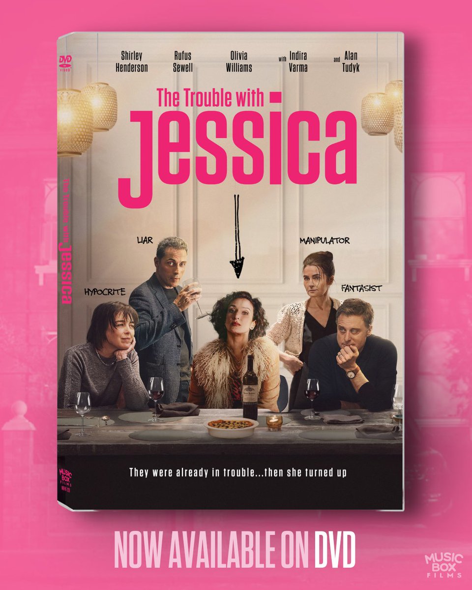 musicboxfilms's tweet image. A "razor-sharp satire,” THE TROUBLE WITH JESSICA, is now on DVD. Grab a copy of this "brilliant watch" today. 💞 Link in bio to purchase.
Quote from @RollingStoneUK
