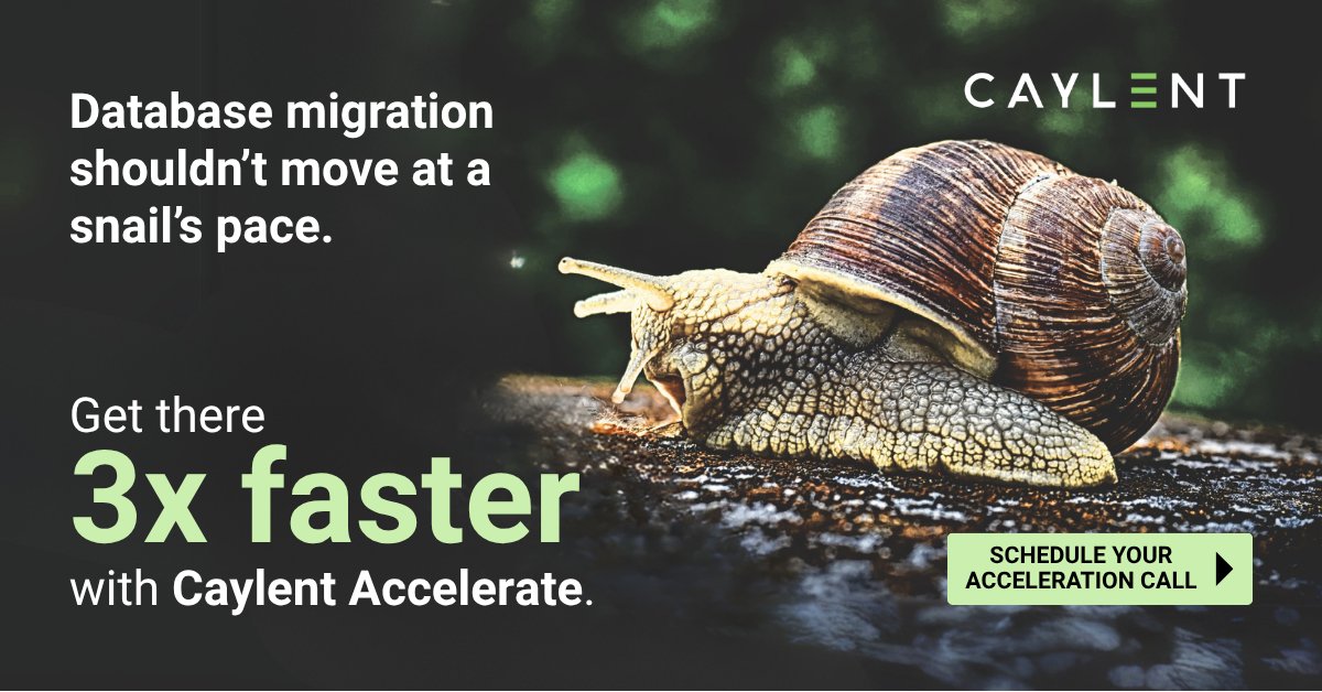 caylentinc's tweet image. Complexity, cost, and risk have kept too many organizations from taking on modernization projects. But AI is changing the game, and it’s time to accelerate.

Access our latest webinar, Database Freedom: How AI Enables 3X Faster Migrations, to learn how Caylent Accelerate™ uses…