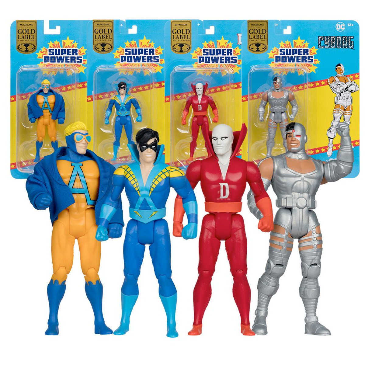 preterniadotcom's tweet image. The newest McFarlane Toys DC Direct Super Powers wave is up on the McFarlane Toy Store - bit.ly/44URmL7
There are singles and sets of 4 available but it looks like Cyborg single is already sold out.