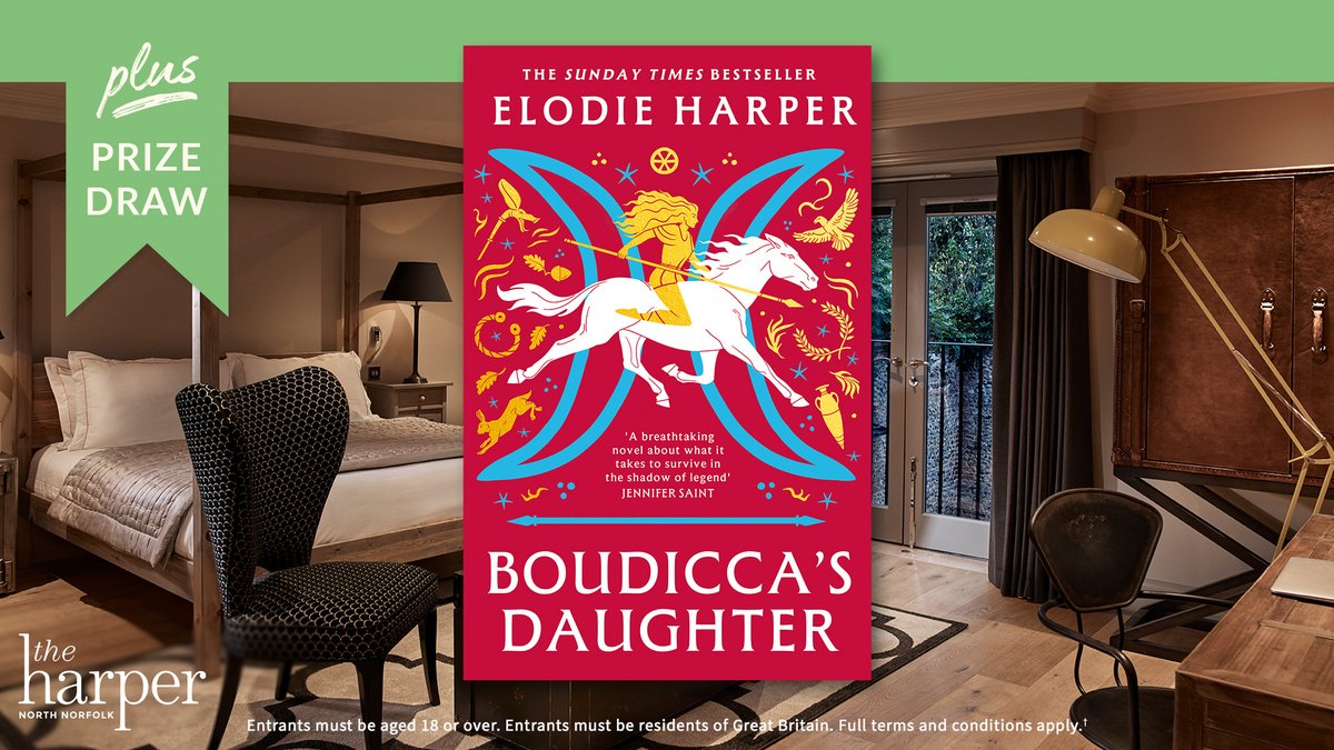 Waterstones (@waterstones) on Twitter photo To celebrate the release of <a href="/Elodie_Harper/">Elodie Harper 🦋</a>'s BOUDICCA'S DAUGHTER, we're giving away a two night B&B stay at The Harper Hotel with a bottle of sparkling wine on arrival! Enter (FOR FREE!) here: waterstones.com/win/boudiccas-… To celebrate the release of <a href="/Elodie_Harper/">Elodie Harper 🦋</a>'s BOUDICCA'S DAUGHTER, we're giving away a two night B&B stay at The Harper Hotel with a bottle of sparkling wine on arrival! Enter (FOR FREE!) here: waterstones.com/win/boudiccas-…