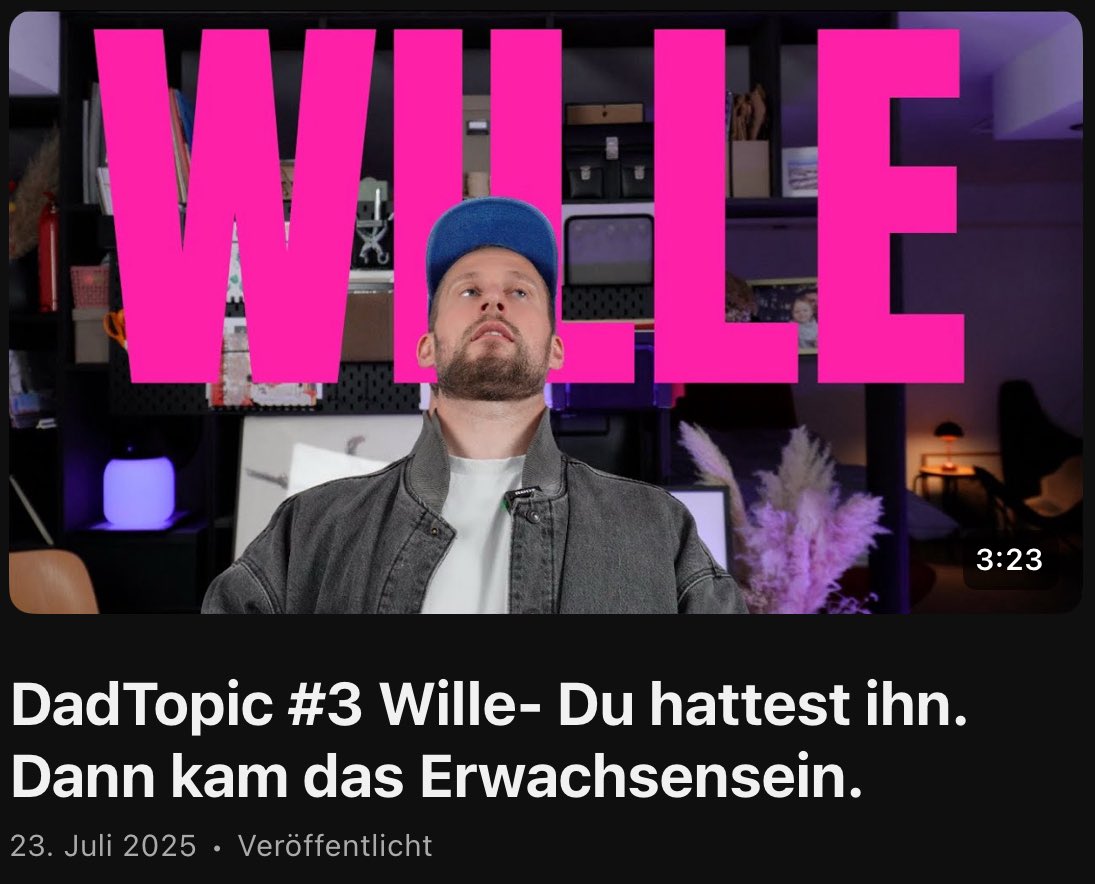 mebitcoindad's tweet image. Wann hattet Ihr das letzte Mal den absoluten Willen und bei was?
youtu.be/_CwdLHL_vrI?si…
