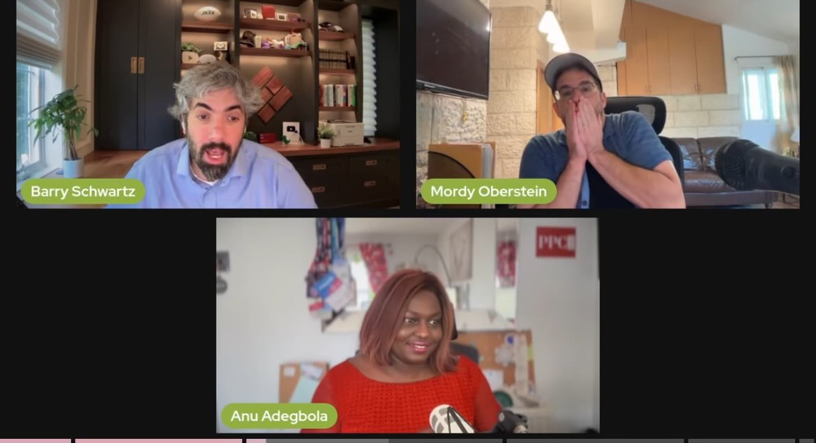 Mordy Oberstein 🎗️🇮🇱 (@mordyoberstein) on Twitter photo Today. More lies about AIO clicks from <a href="/rustybrick/">Barry Schwartz</a>
Lies from me about core updates
<a href="/TheMarketingAnu/">Anu Adegbola aka PPC Live founder 🎙️🗣️</a> lies because look who was on another screen today!
<a href="/gregfinn/">Greg Finn</a> doesn’t lie but he wasn’t there
youtu.be/UoYX4XMoXIA?si… Today. More lies about AIO clicks from <a href="/rustybrick/">Barry Schwartz</a>
Lies from me about core updates
<a href="/TheMarketingAnu/">Anu Adegbola aka PPC Live founder 🎙️🗣️</a> lies because look who was on another screen today!
<a href="/gregfinn/">Greg Finn</a> doesn’t lie but he wasn’t there
youtu.be/UoYX4XMoXIA?si…