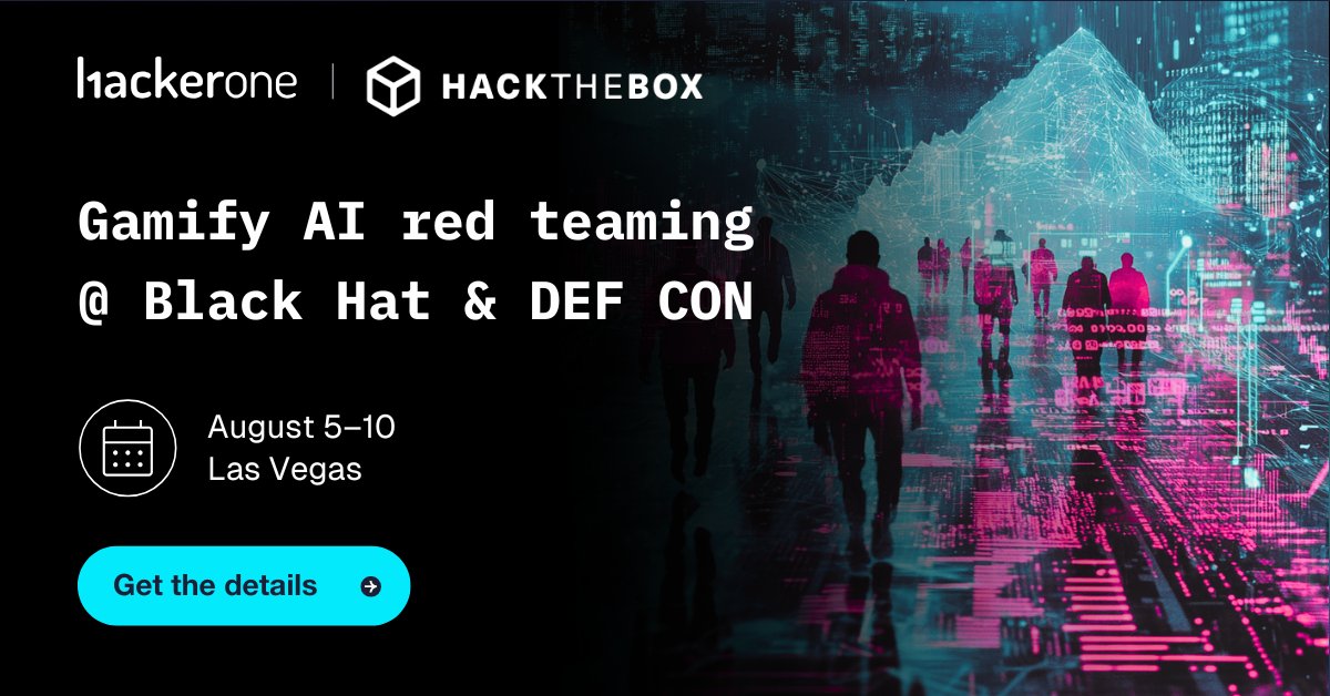 Hacker0x01's tweet image. At Black Hat, you get three shots. One model to break.
We’re bringing an AI red teaming simulation to the show floor, designed with @hackthebox_eu.
Three escalating prompt injection challenges. A locked-down LLM.
Can you beat the guardrails before the clock runs out?
Find us…