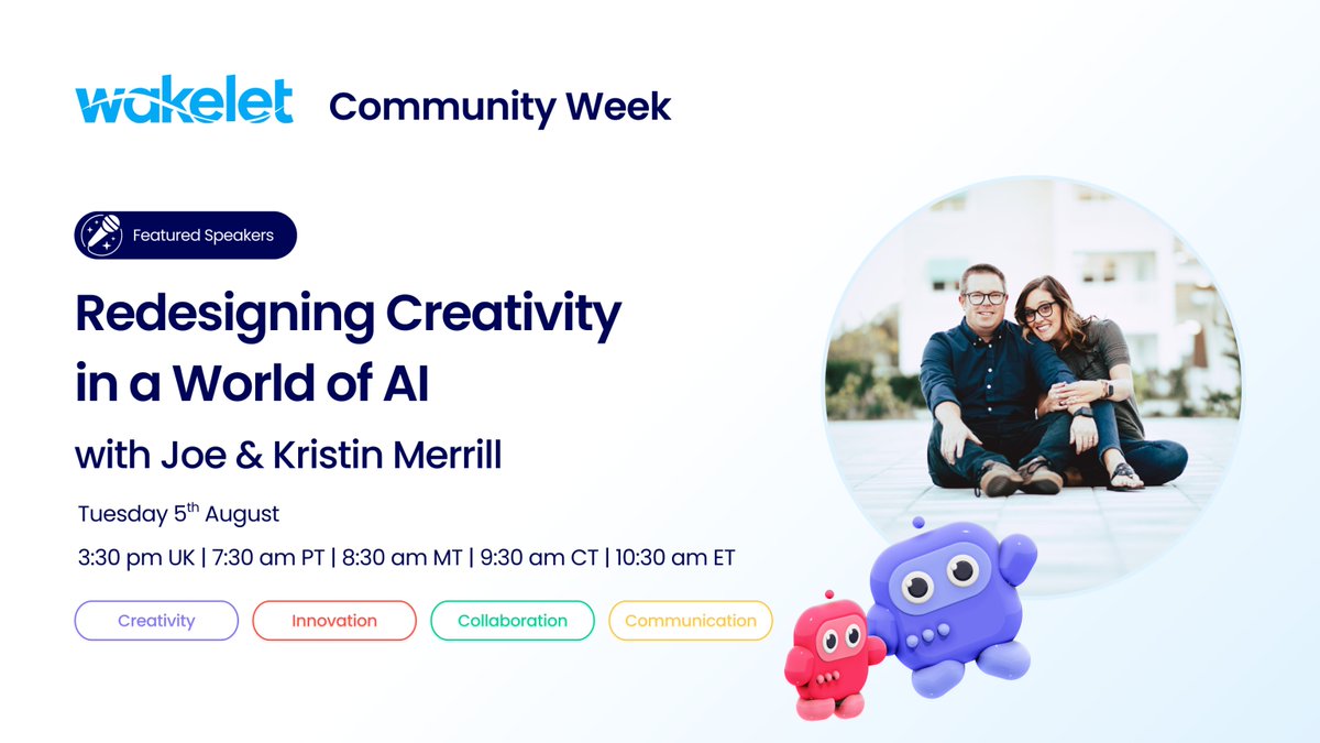 themerrillsedu ๐๐๐ #interACTIVEclass (@themerrillsedu) on Twitter photo Excited to be featured speakers for <a href="/wakelet/">Wakelet ๐</a> Community Week! ๐โโ๏ธ๐
Join us as we share practical ways to redesign learning and spark innovation in your classroom ๐ก
๐
Tuesday, August 5
๐ฅ 10:30am ET | 9:30am CT | 8:30am MT | 7:30am PT
#interACTIVEclass #WakeletCommunityWeek Excited to be featured speakers for <a href="/wakelet/">Wakelet ๐</a> Community Week! ๐โโ๏ธ๐
Join us as we share practical ways to redesign learning and spark innovation in your classroom ๐ก
๐
Tuesday, August 5
๐ฅ 10:30am ET | 9:30am CT | 8:30am MT | 7:30am PT
#interACTIVEclass #WakeletCommunityWeek