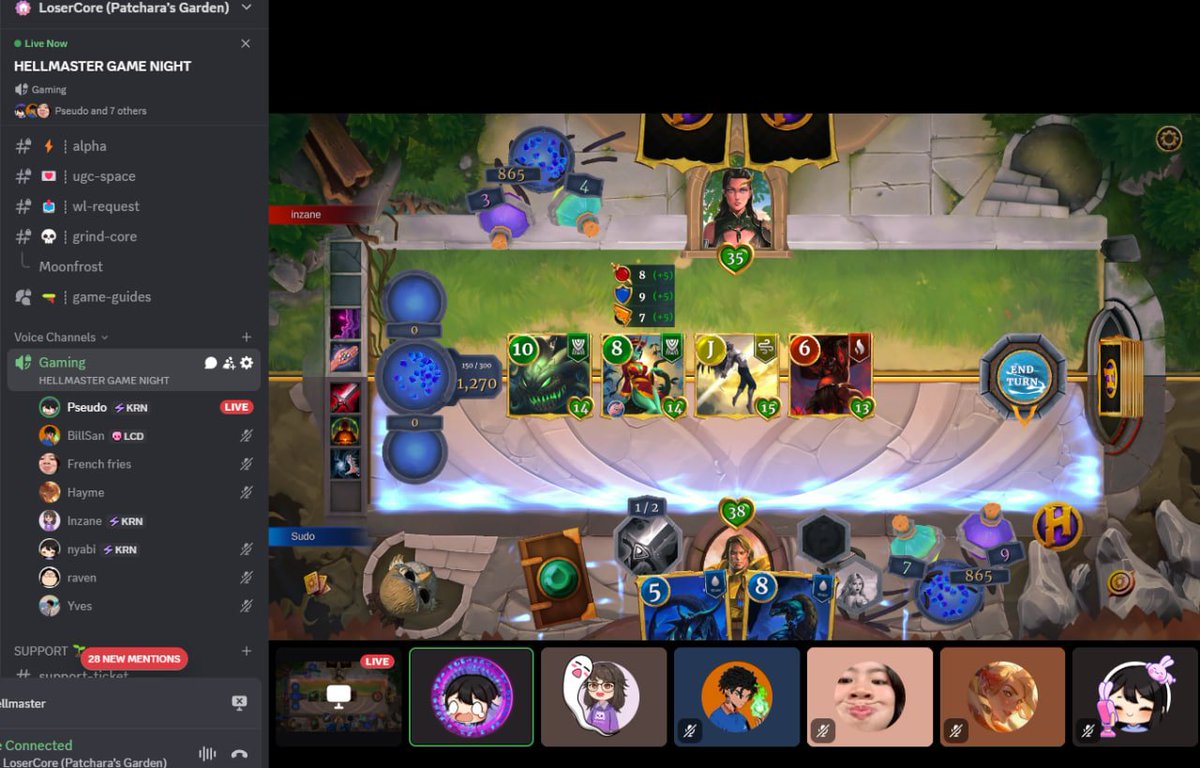 pseudoshiro's tweet image. Great way to start the day hosting a game night in @losercoredao!
@Inzane_jane is officially a pro Hellmaster player 🤣
She beat me four times in a row!
BTW We help our community to complete the IMX quest from @Immutable. If you want to join us, you know where to see us.