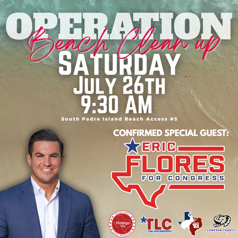 HidalgoYRs's tweet image. UPDATE! 🚨 Come and meet Special Guest Eric Flores, Candidate for US Congress TX-34! Eric Flores is a South Texas native, Army National Guard Infantry Captain, prosecutor, and father fighting for South TX! Don't miss out on some friendly family fun this Saturday! 🇺🇸 #RGV #TX34…