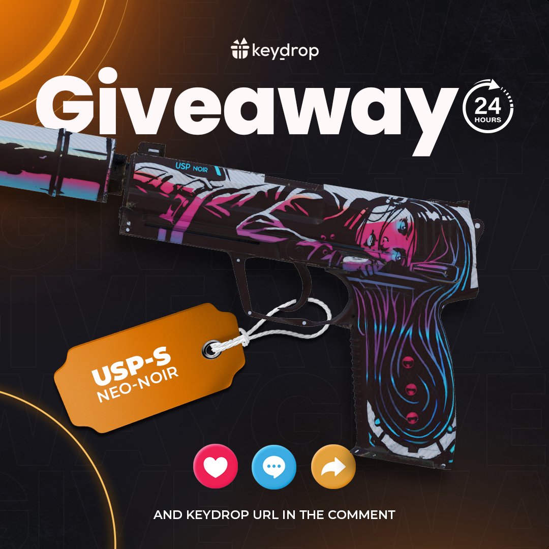 keydropcom's tweet image. 🏆 Ready to grab a FREE skin? Just follow these steps 👇

❤️ Like last 3 posts
🤝 Follow us!
🔁 Retweet!

⏰ Wait 24 hours!
⚠️ Remember to add your keydrop profile url in the comments