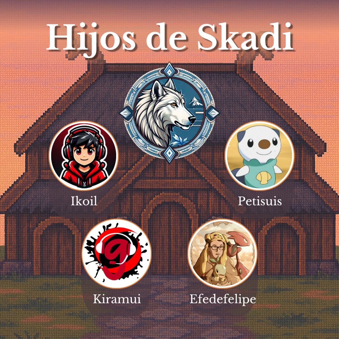 Valhalla Tournament (@valhallapkmt) on Twitter photo 🐺Los hijos de Skadi. Los lobos han tenido una herida, pero se han relamido las heridas y han traído un nuevo hermano.🐺
<a href="/Torreslaso36/">Mr_ikoil</a> : twitch.tv/mr_ikoil
<a href="/EngeekiadosTv/">Engeekiados TV</a> : twitch.tv/engeekiados
<a href="/Petisuiiss/">Petisuiiss 👍</a> : twitch.tv/petisuis501
<a href="/efedefelipe93/">FdF</a> : twitch.tv/afelipe93 🐺Los hijos de Skadi. Los lobos han tenido una herida, pero se han relamido las heridas y han traído un nuevo hermano.🐺
<a href="/Torreslaso36/">Mr_ikoil</a> : twitch.tv/mr_ikoil
<a href="/EngeekiadosTv/">Engeekiados TV</a> : twitch.tv/engeekiados
<a href="/Petisuiiss/">Petisuiiss 👍</a> : twitch.tv/petisuis501
<a href="/efedefelipe93/">FdF</a> : twitch.tv/afelipe93