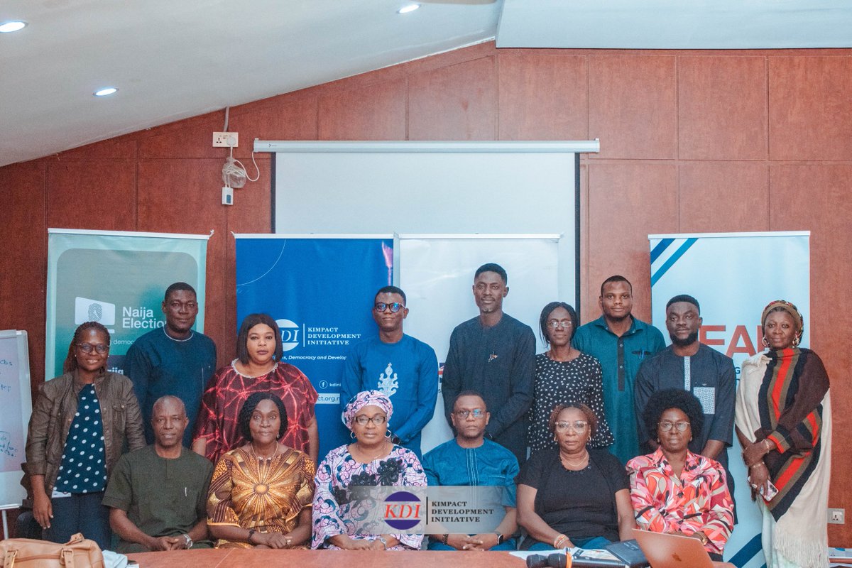 KDI_ng's tweet image. As part of our ongoing commitment to strengthening civic learning and electoral accountability across Nigeria, @KDI_ng with @UKinNigeria and in collaboration with @inecnigeria convened a two-day high-level technical co-creation session.
This strategic session brought together…