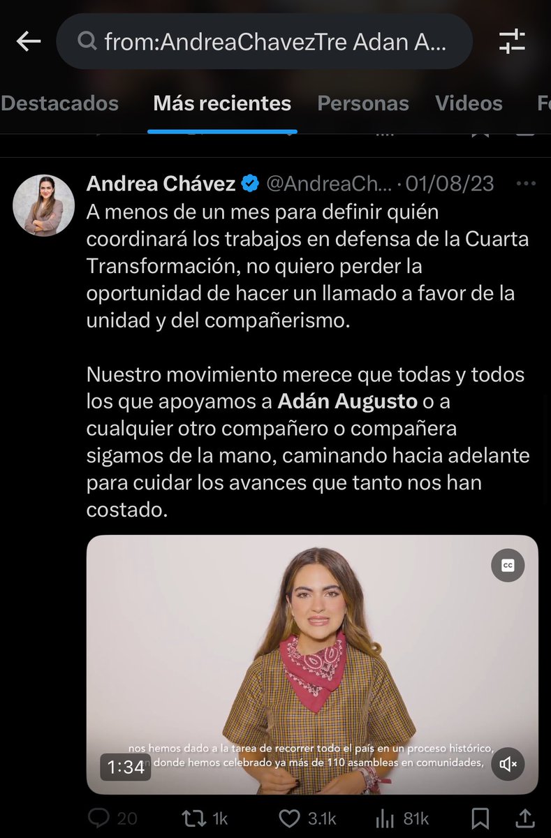 GlodeJo07's tweet image. Muy buenos días, ¿Ya se pronunció Andrea Chávez, una de las principales promotoras de Adán Augusto, respecto al tema del huachicol o sigue fingiendo demencia?