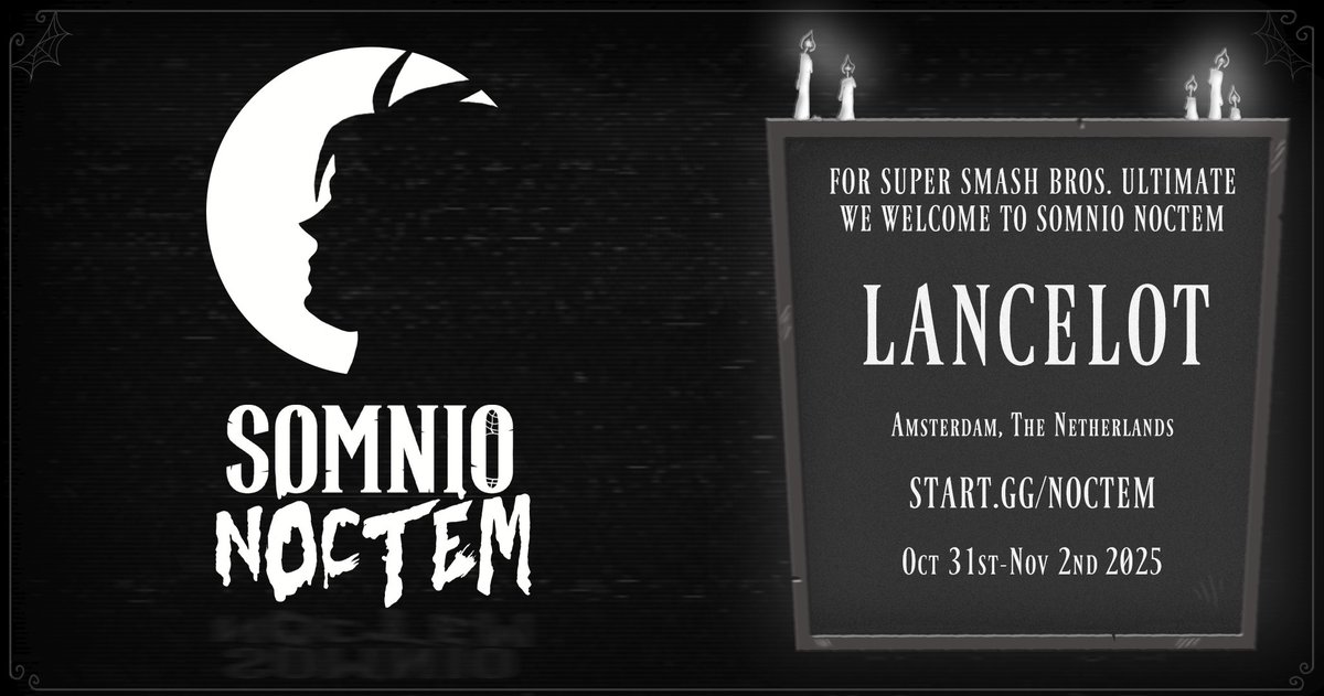 Time for our first Super Smash Bros Ultimate player announcement.🌖

All the way from the north, located in Finland, we welcome... 

<a href="/LancelotSSB/">Hugo</a> ! 🧡

📅31 Oct. 01, 02 Nov.
🎮SSBM, SSBB, SSBU, Rivals 2, MKW
📌H20 Esports Campus

Sign up and more information⬇️