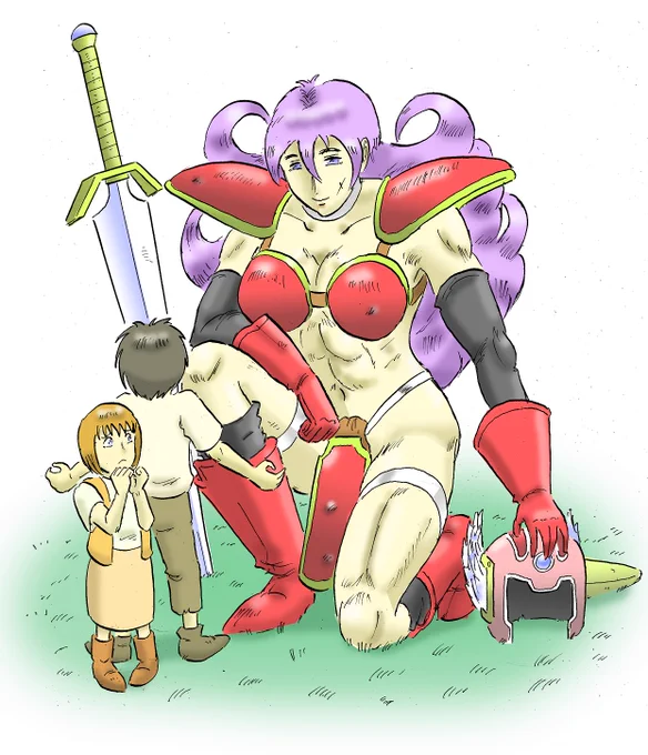 #片膝立てポーズを上げたら皆も上げてくれる