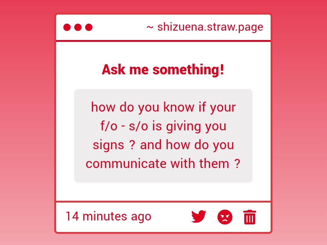 forshizuena's tweet image. i had a lot of experiences with signs but its mostly through dreams and phantom touches :3 i also communicate with my gfs by using pendulums & shifting (i use pendulums more though)