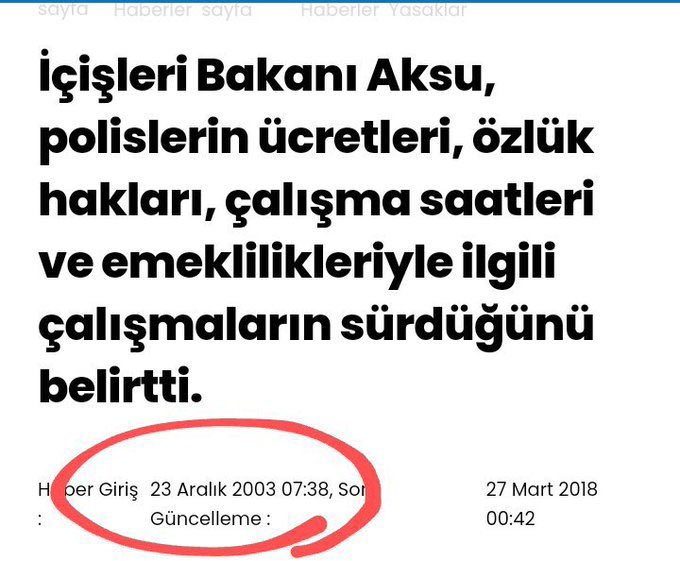 Başkomser Nevzat (@bkomser_nevzat) on Twitter photo 🔹 #PolisHaberBekliyor
🔹 #PolisHaberBekliyor
3600, yıpranma payı, özlük hakları, emekli ikramiyesi, tayin adaleti…
Her şeyde “çalışma başlatıldı” ama tek bir sonuç yok!
<a href="/RTErdogan/">Recep Tayyip Erdoğan</a> <a href="/tcbestepe/">T.C. Cumhurbaşkanlığı</a> 🔹 #PolisHaberBekliyor
🔹 #PolisHaberBekliyor
3600, yıpranma payı, özlük hakları, emekli ikramiyesi, tayin adaleti…
Her şeyde “çalışma başlatıldı” ama tek bir sonuç yok!
<a href="/RTErdogan/">Recep Tayyip Erdoğan</a> <a href="/tcbestepe/">T.C. Cumhurbaşkanlığı</a>