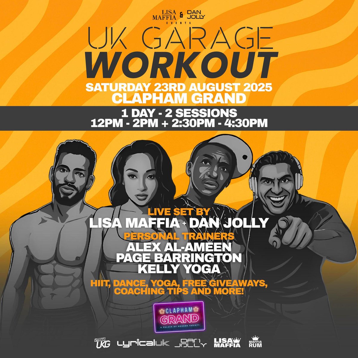Lover of UK garage music and HIIT workouts? Well, have we got something for you 🤩🤣 

🎟️ link.dice.fm/uk-garage-work…
📆 Sat 23rd Aug, 12PM / 2:30PM slots 

Come for the music, enjoy for the fire workout and have a cheeky drink with Lisa, Dan &amp; the instructors to reward yourself 👀