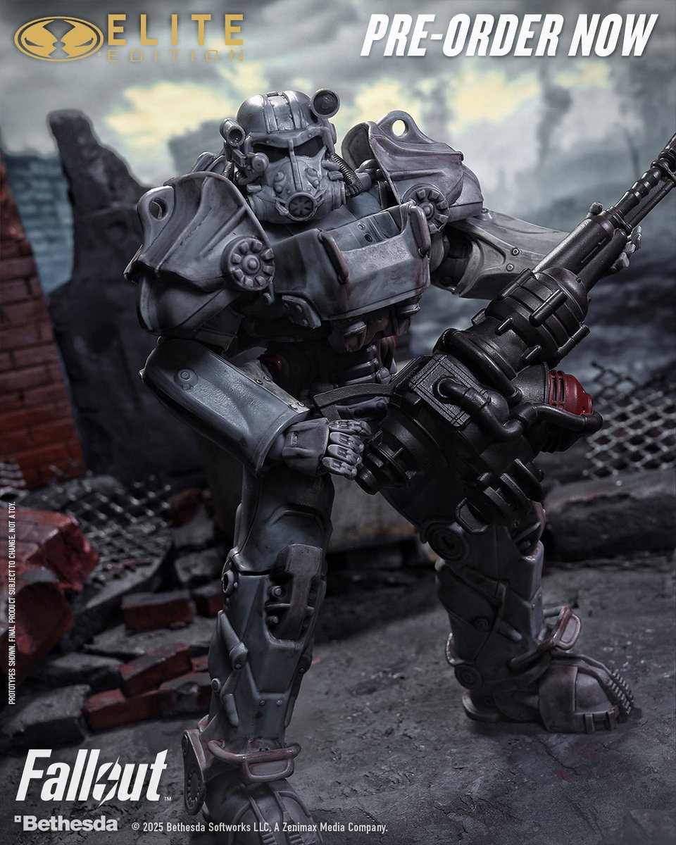 mcfarlanetoys's tweet image. T-60 (#McFarlaneEliteEdition) based on the hit #FALLOUT76 video game is available for pre-order NOW at select retailers!
➡️ bit.ly/FalloutT-60Eli…
7" scale deluxe action figure includes 11 accessories, base and an ELITE POINTS card reward system.
#McFarlaneToys #Fallout