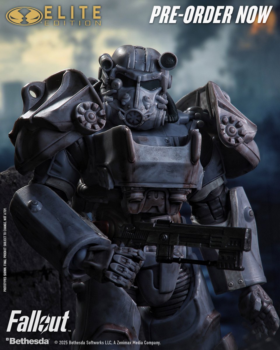 mcfarlanetoys's tweet image. T-60 (#McFarlaneEliteEdition) based on the hit #FALLOUT76 video game is available for pre-order NOW at select retailers!
➡️ bit.ly/FalloutT-60Eli…
7" scale deluxe action figure includes 11 accessories, base and an ELITE POINTS card reward system.
#McFarlaneToys #Fallout