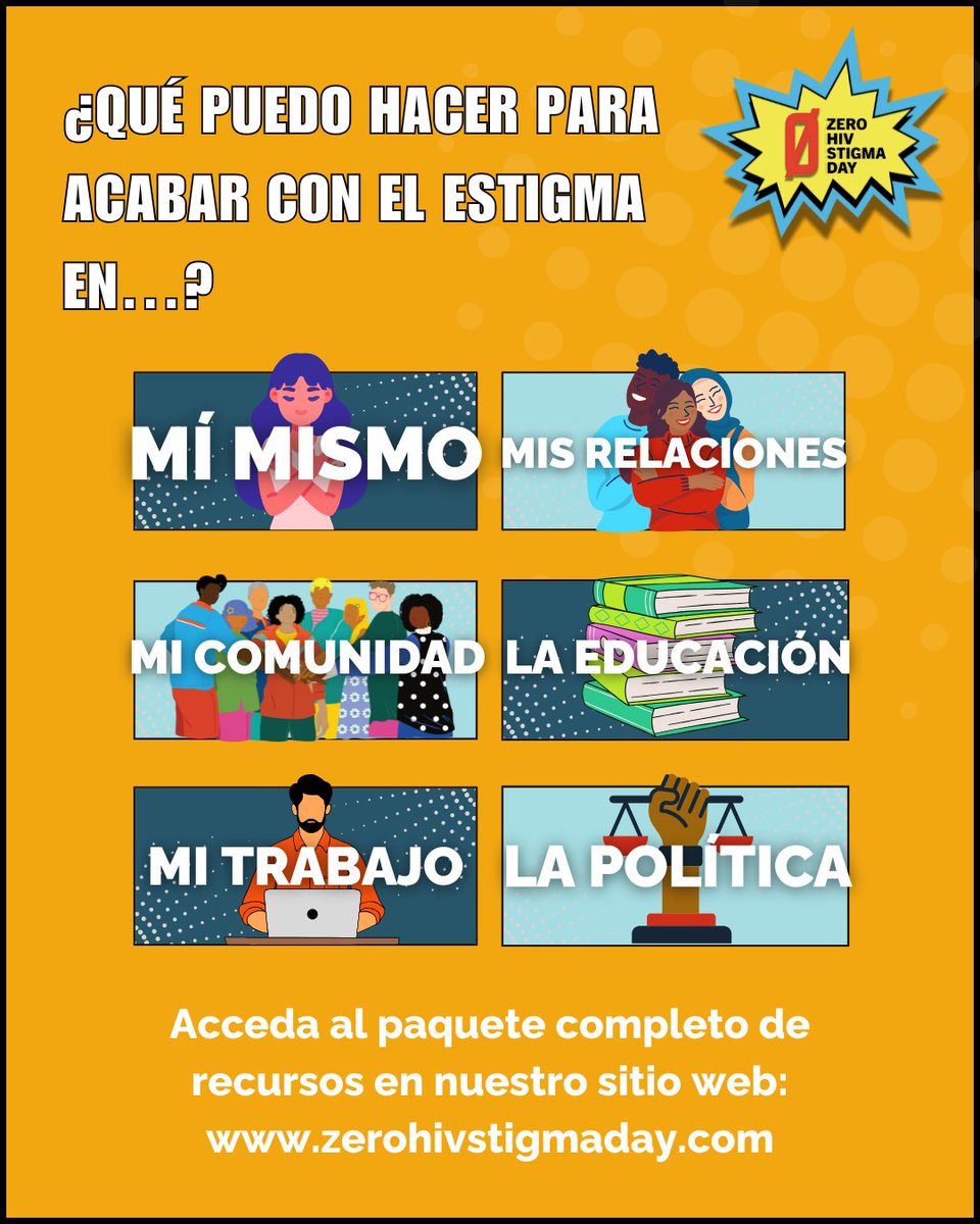 fundmexicovivo's tweet image. Fundación México Vivo se une al #ZeroHIVStigmaDay de @NazProjectLdn impulsando el acceso libre a información y contenidos para la salud, bienestar y autocuidado con la plataforma educativa paress2030.org
¡Sumemos esfuerzos para poner fin al VIH!
#CeroEstigmaPorVIH