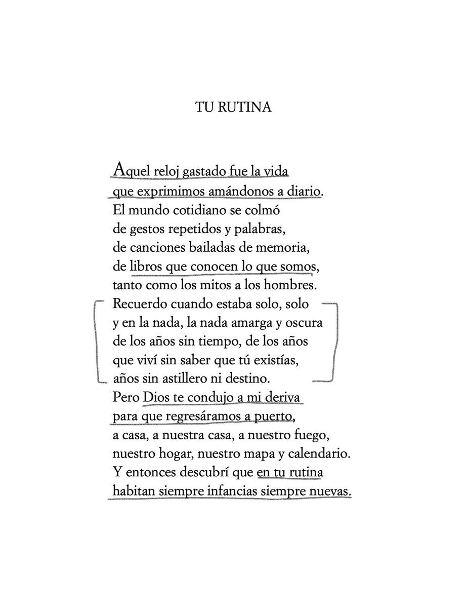 El amor es cotidiano.