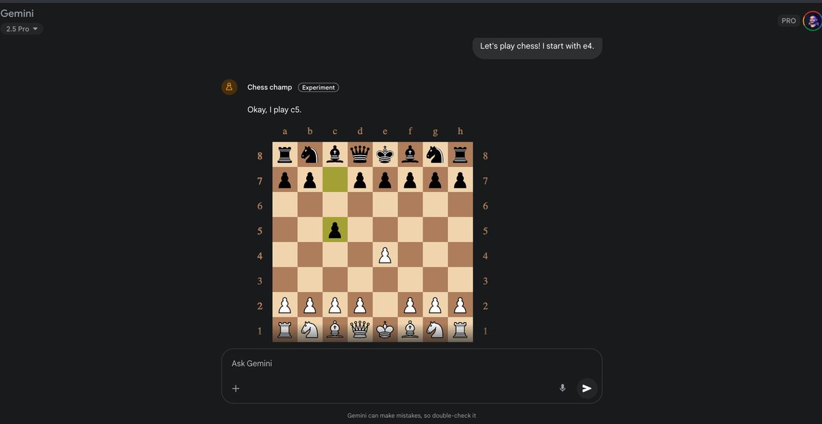 Play chess on Gemini.