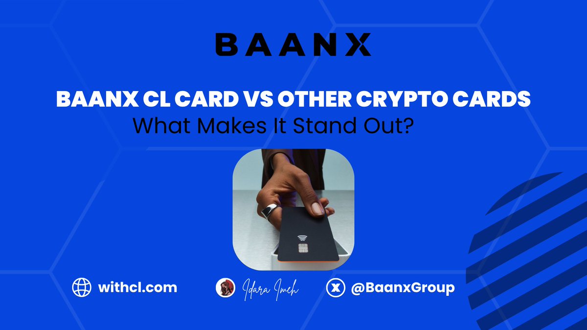 IdaraImeh's tweet image. The CL Card is finally live in the U.S. (๐ฒ๐
๐ฐ๐ฒ๐ฝ๐ ๐ก๐ฌ & ๐ฉ๐ง)!
A game-changer for crypto holders, it lets you spend crypto like cash at over 90M merchants directly from your Ledger wallet.
Hereโs why everyoneโs talking about it ๐งต๐
๐ช๐ต๐ฎ๐ ๐ถ๐ ๐๐ต๐ฒ ๐๐ ๐๐ฎ๐ฟ๐ฑ?โฆ