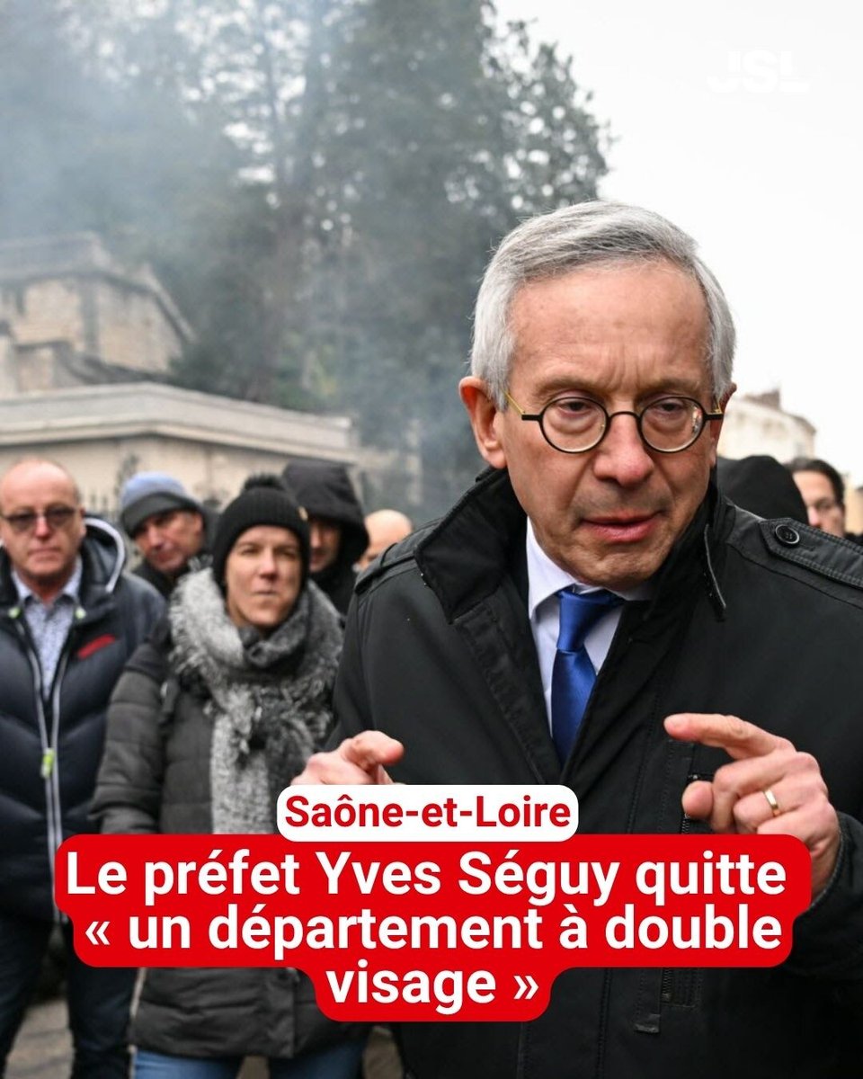 Le Journal de Saône-et-Loire (@lejsl) on Twitter photo Le <a href="/Prefet71/">Préfet de Saône-et-Loire</a>, Yves Séguy, aura donc posé ses valises à la préfecture de Saône-et-Loire pendant presque trois ans. Nommé, ce mercredi, préfet de Meurthe-et-Moselle, il quittera le département aux alentours du 25 août.
Pour lire l'article 👉 l.lejsl.com/nYn Le <a href="/Prefet71/">Préfet de Saône-et-Loire</a>, Yves Séguy, aura donc posé ses valises à la préfecture de Saône-et-Loire pendant presque trois ans. Nommé, ce mercredi, préfet de Meurthe-et-Moselle, il quittera le département aux alentours du 25 août.
Pour lire l'article 👉 l.lejsl.com/nYn