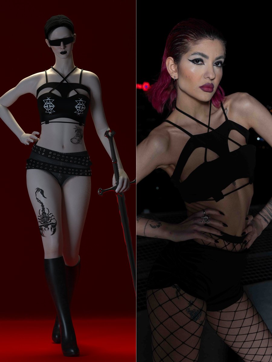 Samirezaiii's tweet image. Good Night ⚔️🩸
She doesn’t follow the rhythm, she distorts it.
Scream Cage: a dome of echoes.
Blade of screams: cuts memory, not flesh.
She loops pain like it’s music.
🪩 2/2 Edition
💰 20ꜩ
👘 Physical piece at Rezayi Moda
#NFT #DigitalFashion #Web3Fashion