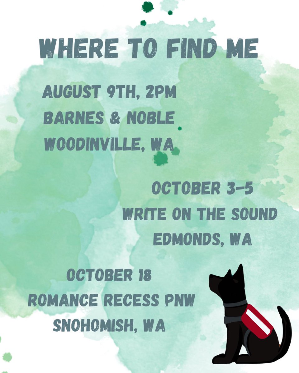RebeccaMinelga's tweet image. Super excited to announce I’ll be signing more copies of my book at the Woodinville Barnes and Noble north of #Seattle on Aug 9th at 2pm! #amwriting #amreading