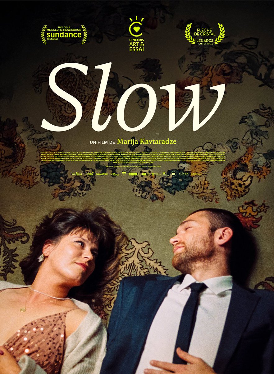 CineverseOff's tweet image. « Comme le doux soleil qui manquait à notre été, SLOW apporte chaleur et réconfort à nos cœurs. Son duo désarmant nous offre un flirt débordant de sentiments, où le désir tente de se redéfinir. »
👉 Critique de @MargotRec à venir