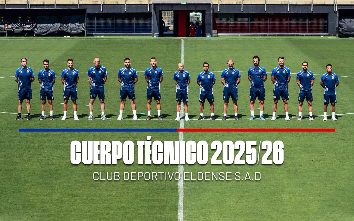 CD_Eldense's tweet image. 🔵🔴 El #CDEldense define su cuerpo técnico para la temporada 2025/26 con @JavierCabelloR al frente 🏋🏻♂️⚽️
🔗 cdeldense.es/noticias/el-cd…