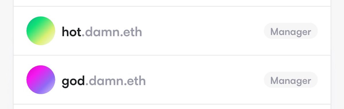 singhdotin's tweet image. Make a semi-respectable offer on either and I’ll prolly accept… (just created)
God.Damn.eth
Hot.Damn.eth