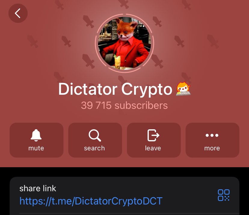 tykis665's tweet image. 🩸@DictatorCrypt create opportunities.
👀
#DictatorCrypto #UpdateFinancialSystem #TON #TonCoin #NotCoin @thenotcoin @ton_blockchain @durov @telegram @elonmusk