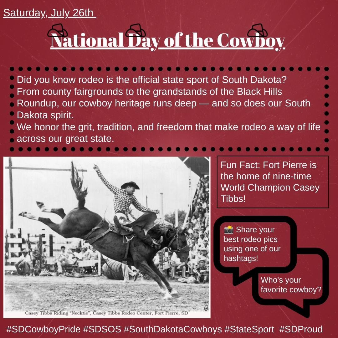 Congratulations to all the incredible competitors at the NHSFR!
We’re especially proud of South Dakota’s standout cowgirls and cowboys.
