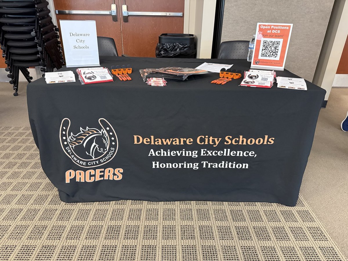 <a href="/DCS_Pacers/">DelawareCity Schools</a> are excited to connect with substitutes today at the <a href="/ESCCentralOhio/">ESC of Central Ohio</a>
